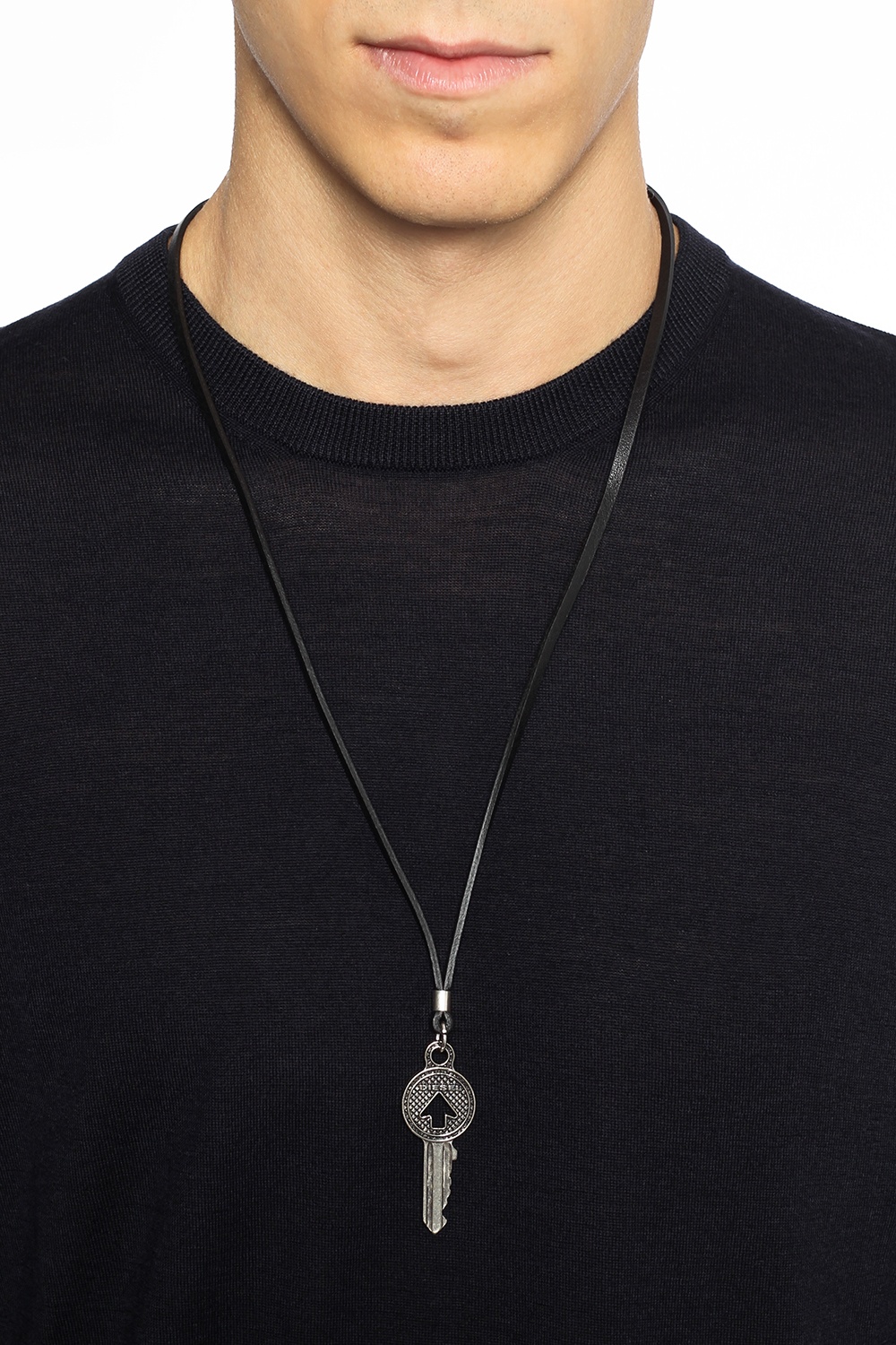 Black Necklace with key charm Diesel - Vitkac Canada